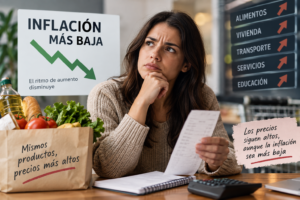 Inflación en descenso: ¿por qué tu bolsillo aún no lo nota?